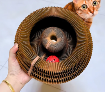 COREMART™ Interactive Cat Tunnel & Scratcher