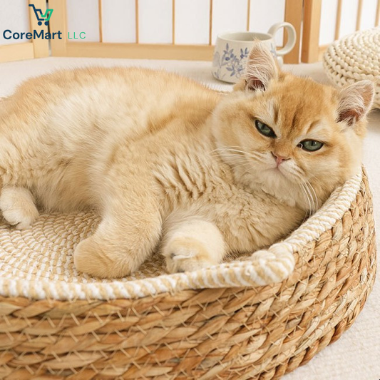 COREMART™ Natural Cat Basket Bed